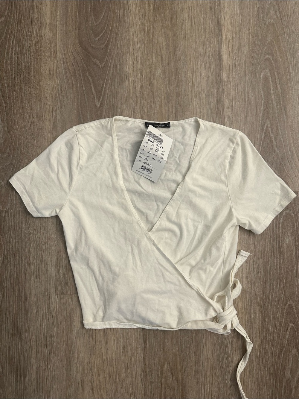Brandy Melville Rae Wrap Top